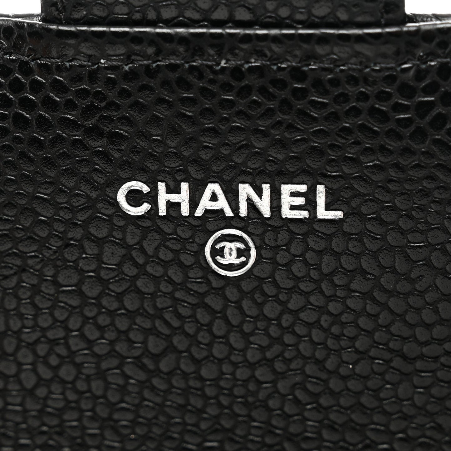 Caviar Quilted Long Flap Wallet Black