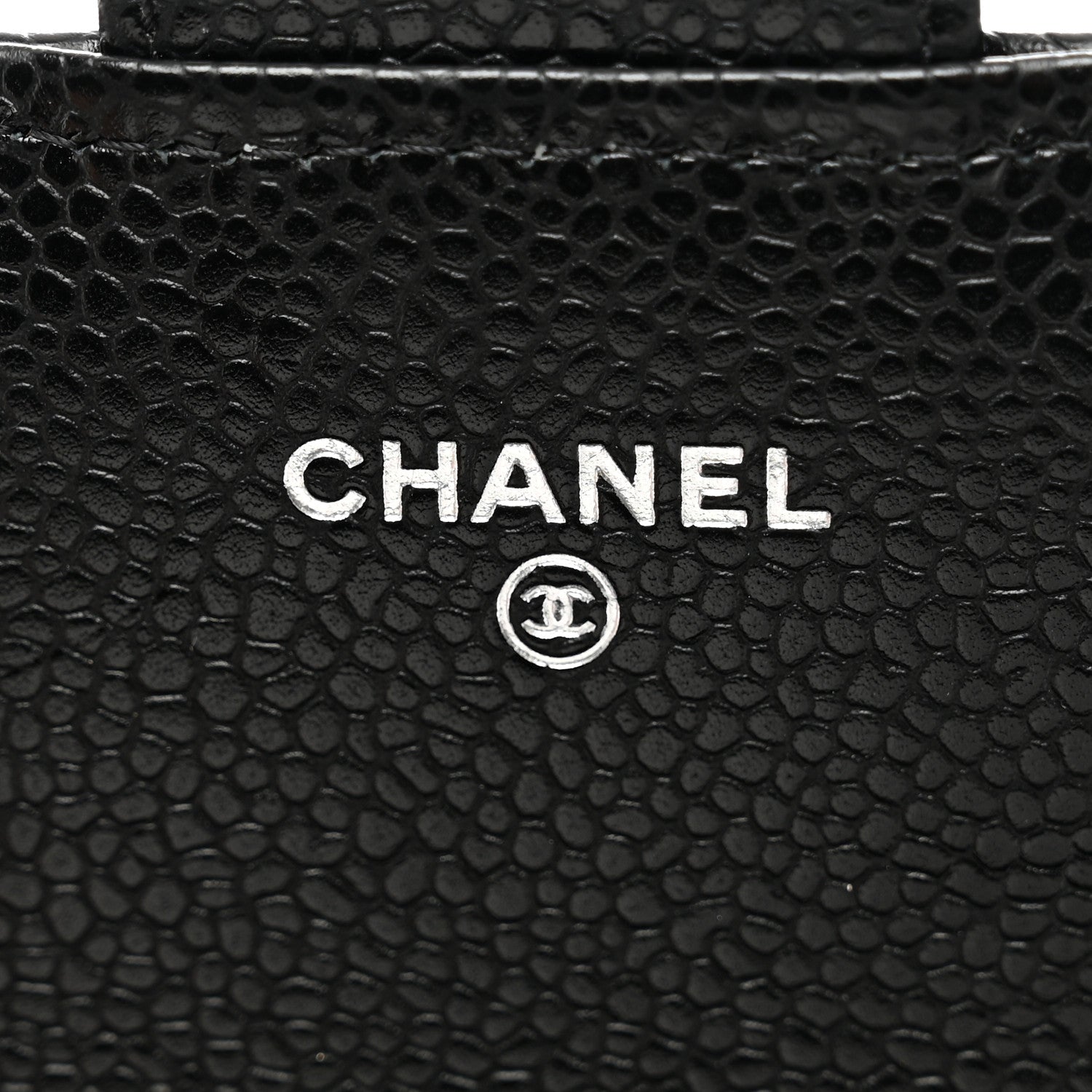 Chanel Caviar Quilted Long Flap Wallet Black 7 of 9