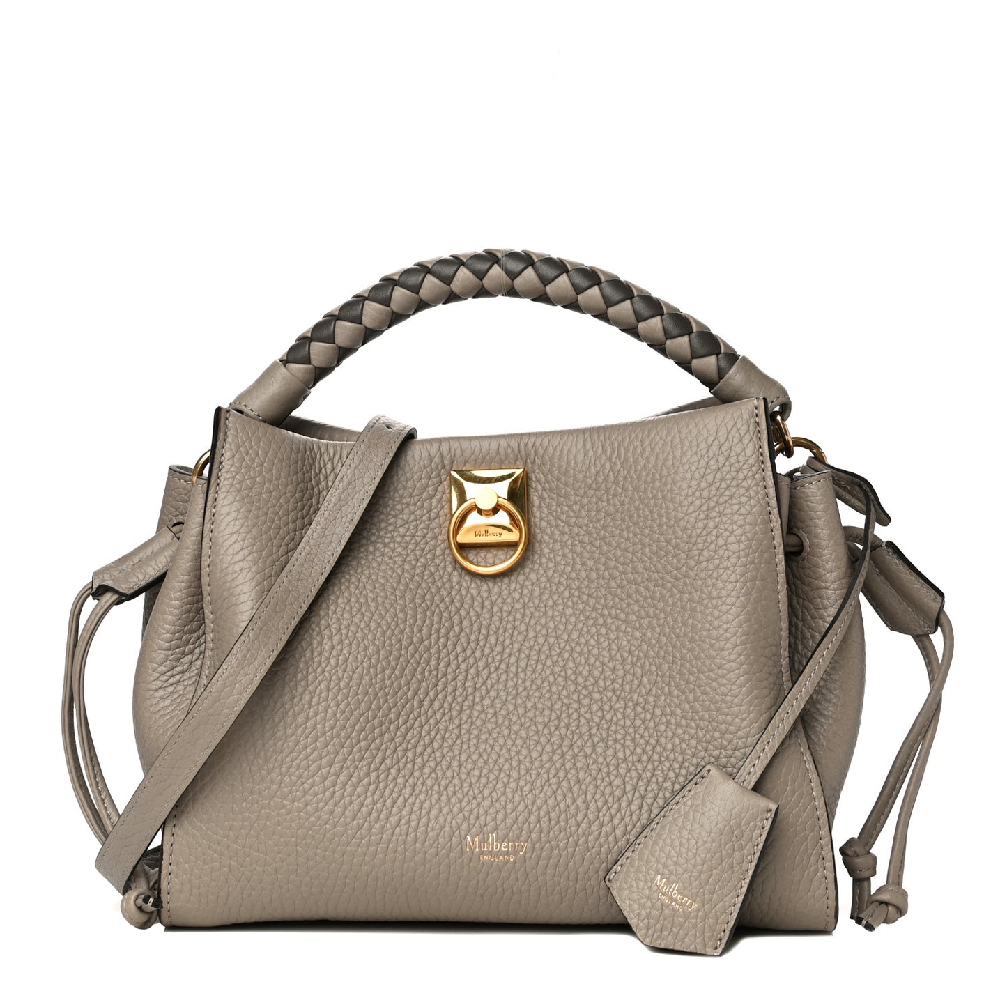 Heavy Grain Small Iris Tote Solid Grey