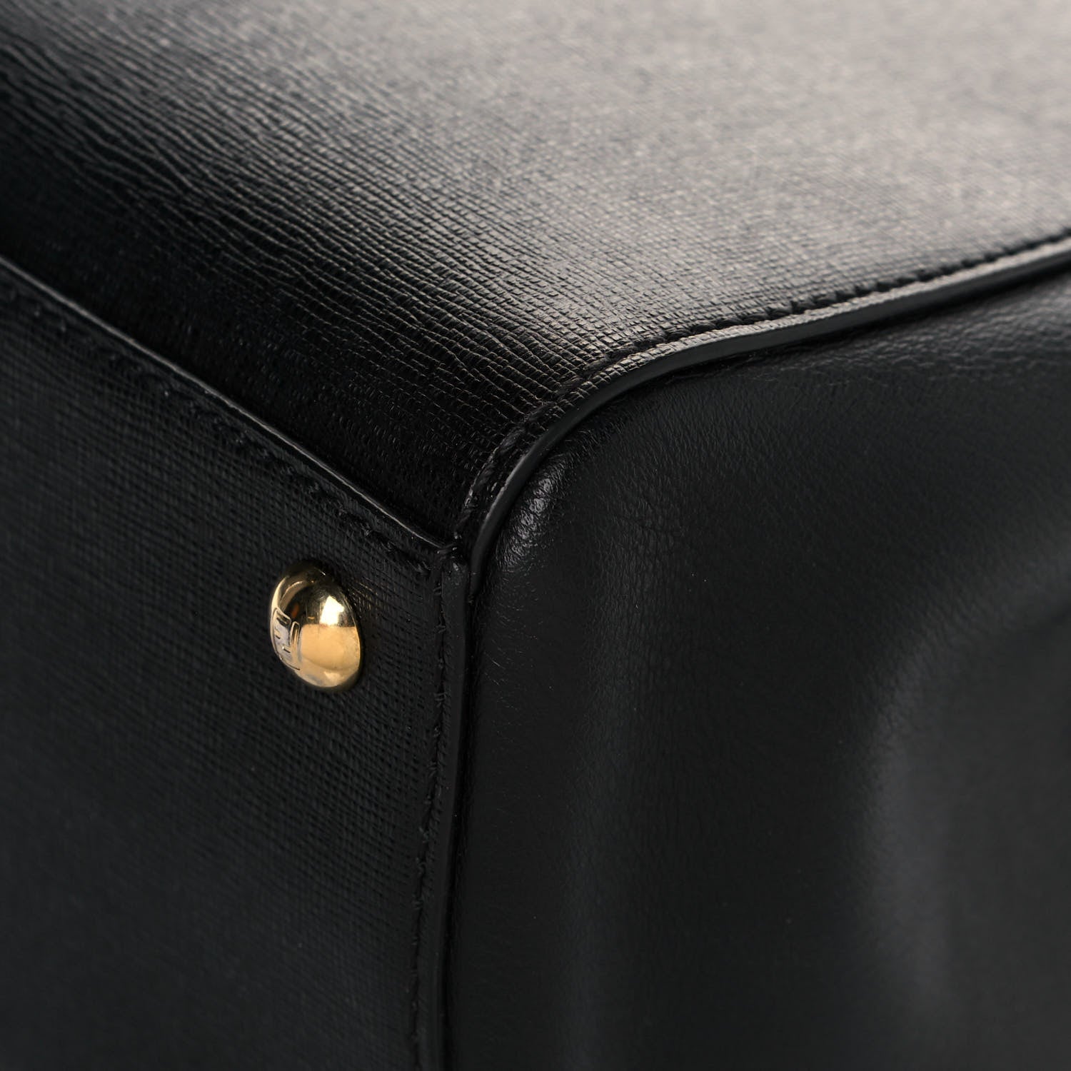 Fendi Vitello Elite Petite 2Jours Tote Black 11 of 15