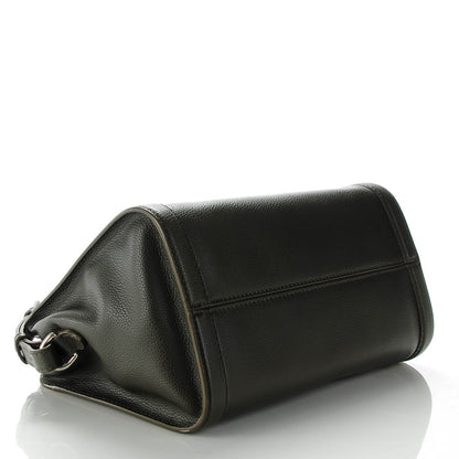 Alexander McQueen Pebbled Calfskin Small Skull Padlock Zip Around Tote Military Green 4 of 7