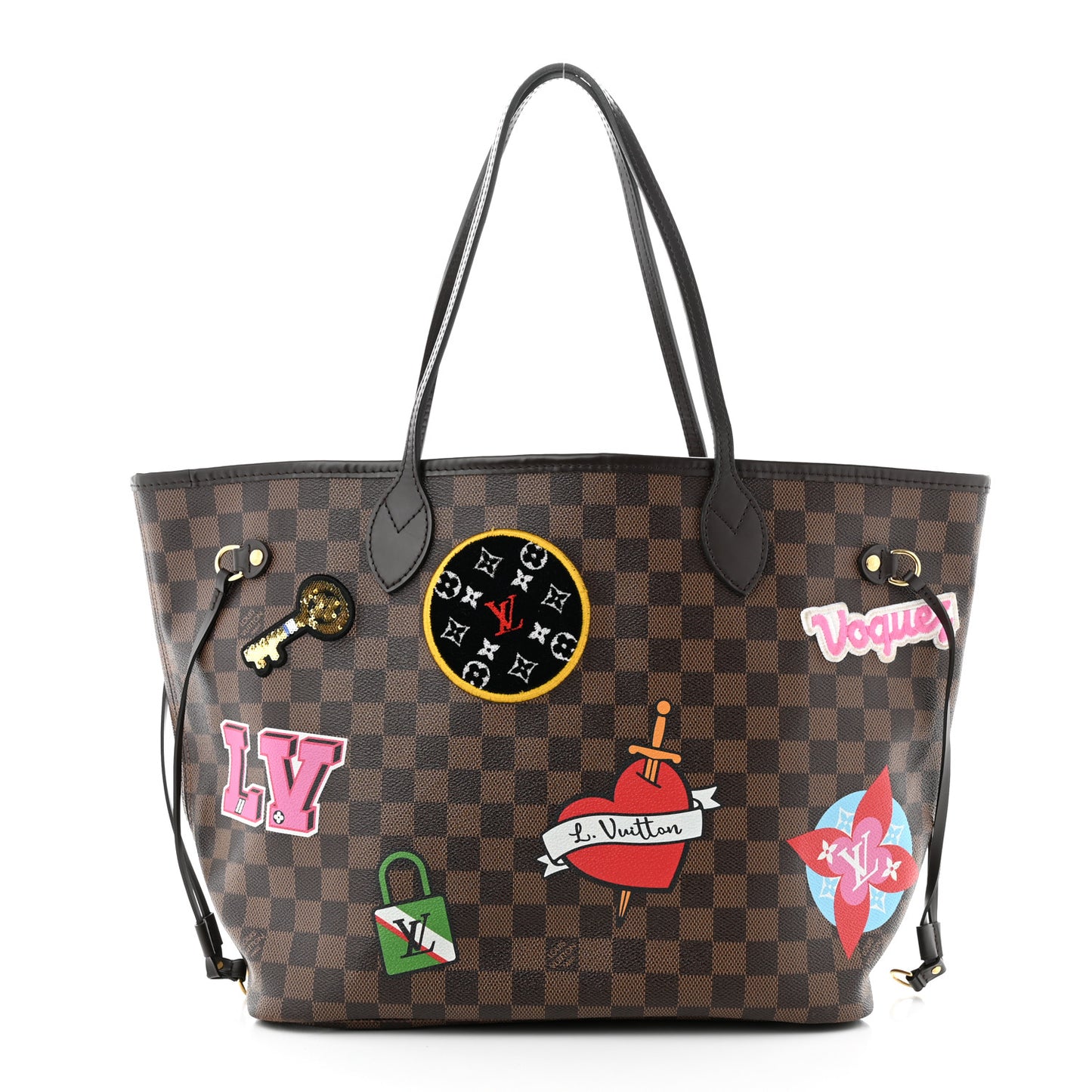Damier Ebene Travel Stickers Neo Neverfull MM