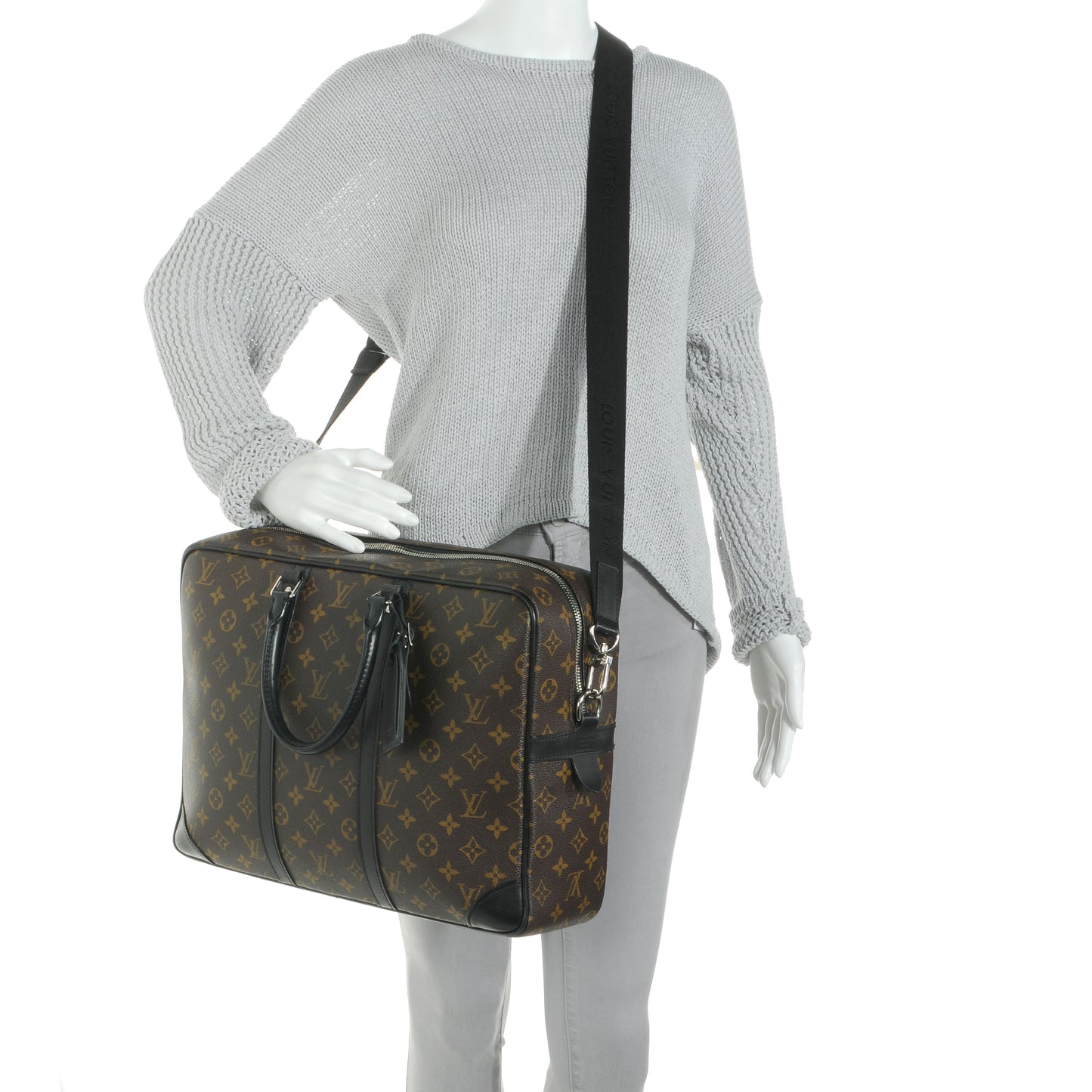 Monogram Macassar Porte-Documents Voyage GM