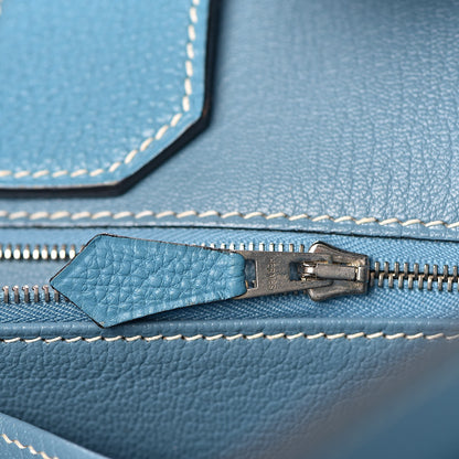 Hermes Togo Birkin 35 Blue Jean 28 of 32