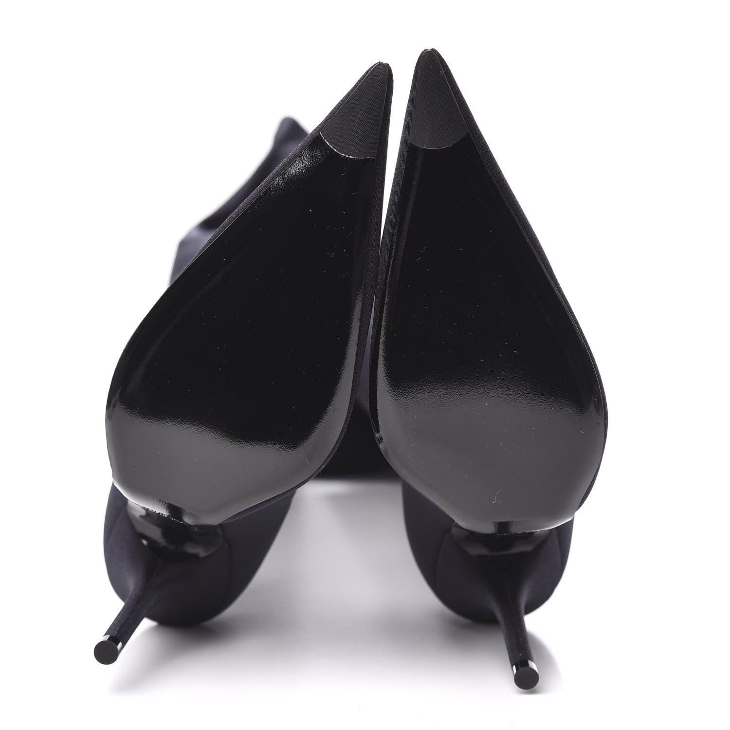 Balenciaga Spandex Pointed Toe Knife Thigh High Boots 38 Black 5 of 7