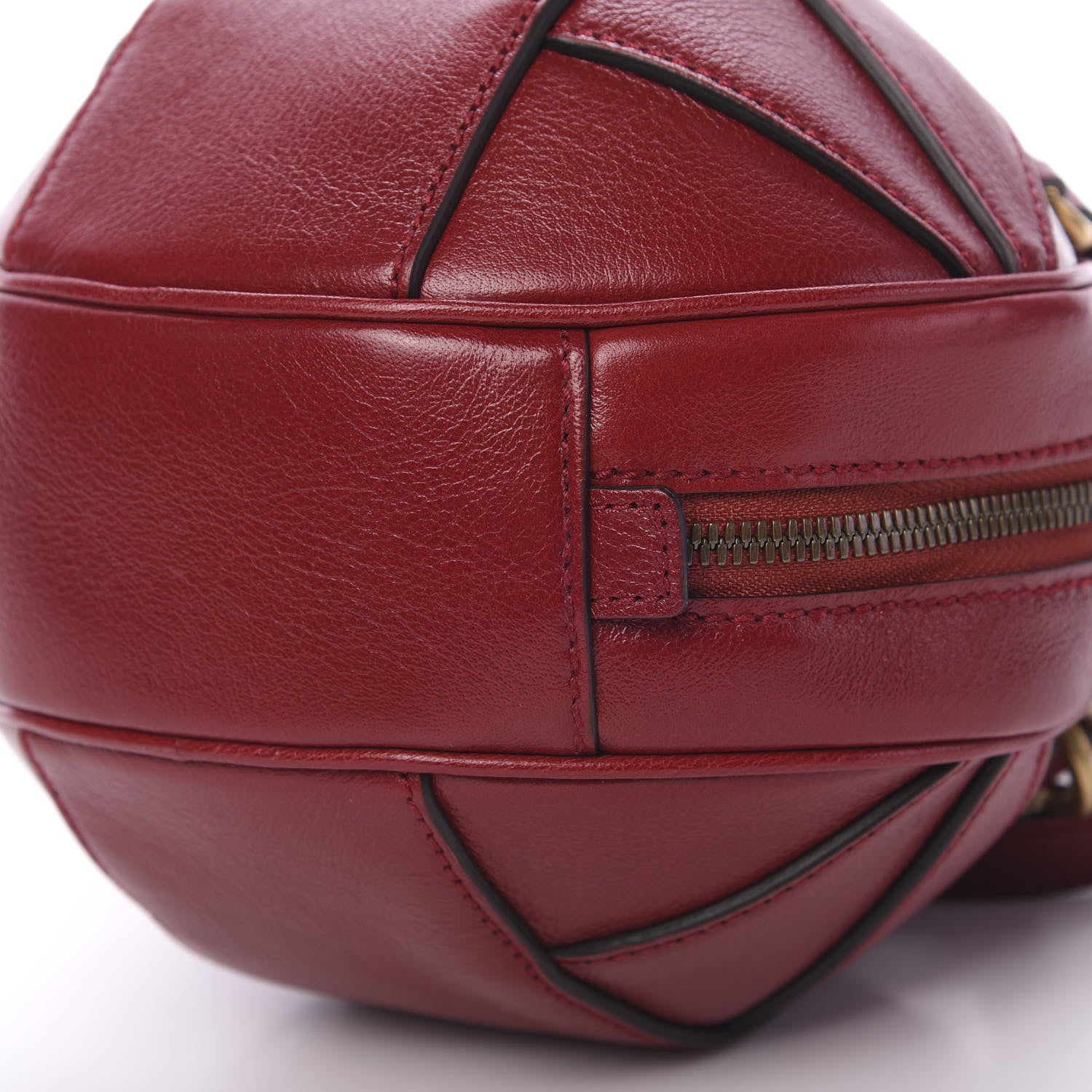 Gucci Piuma Lux Energy Mini Tifosa Basketball Shaped Shoulder Bag Romantic Cerise 8 of 9