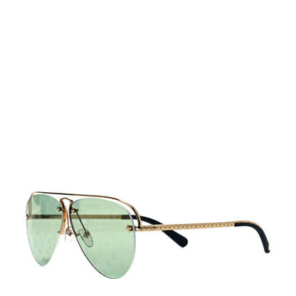 Louis Vuitton Metal Monogram Clockwise Sunglasses Green 1 of 5