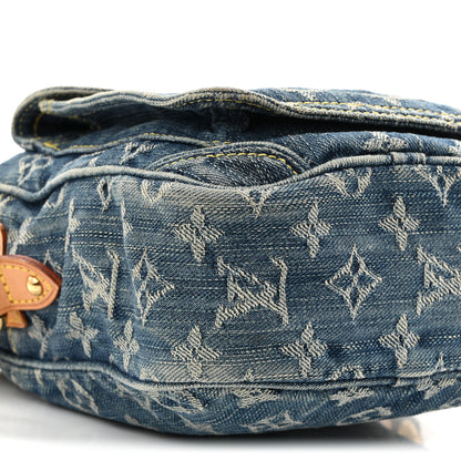 Louis Vuitton Denim Camera Bag Blue 9 of 11