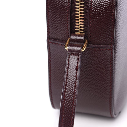 Saint Laurent Grain De Poudre Small Classic Monogram Camera Bag Amaranto 6 of 8