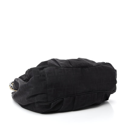 Fendi Zucca Enamel Mia Tote Black 4 of 9
