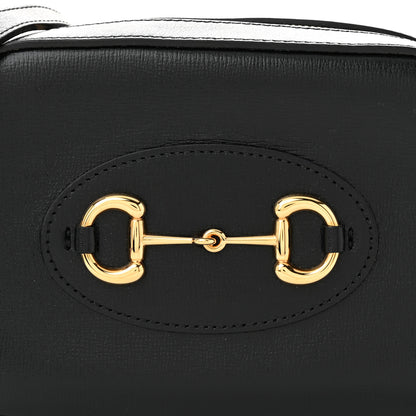 Gucci Calfskin Mini Horsebit 1955 Camera Shoulder Bag  Black 8 of 11