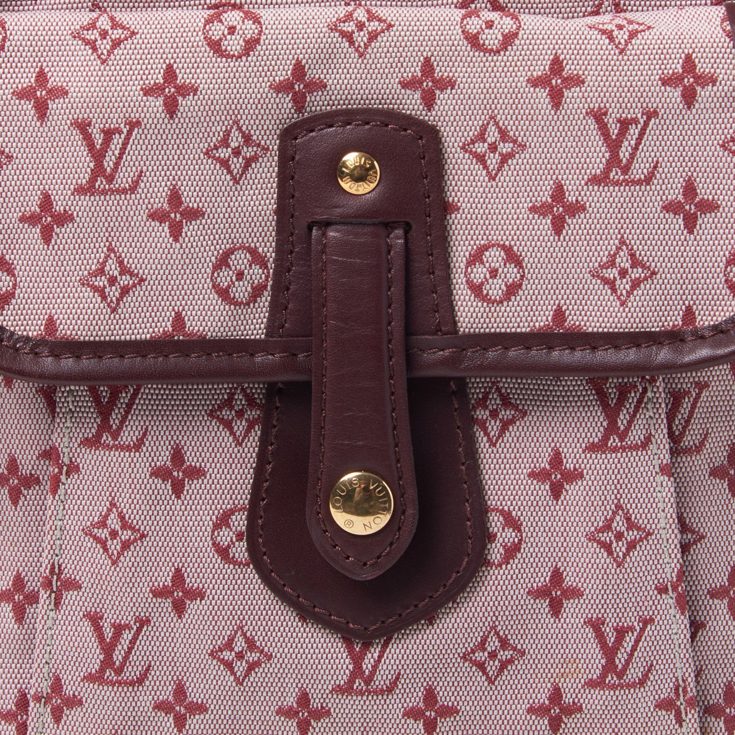 Mini Monogram Besace Mary Kate Cherry