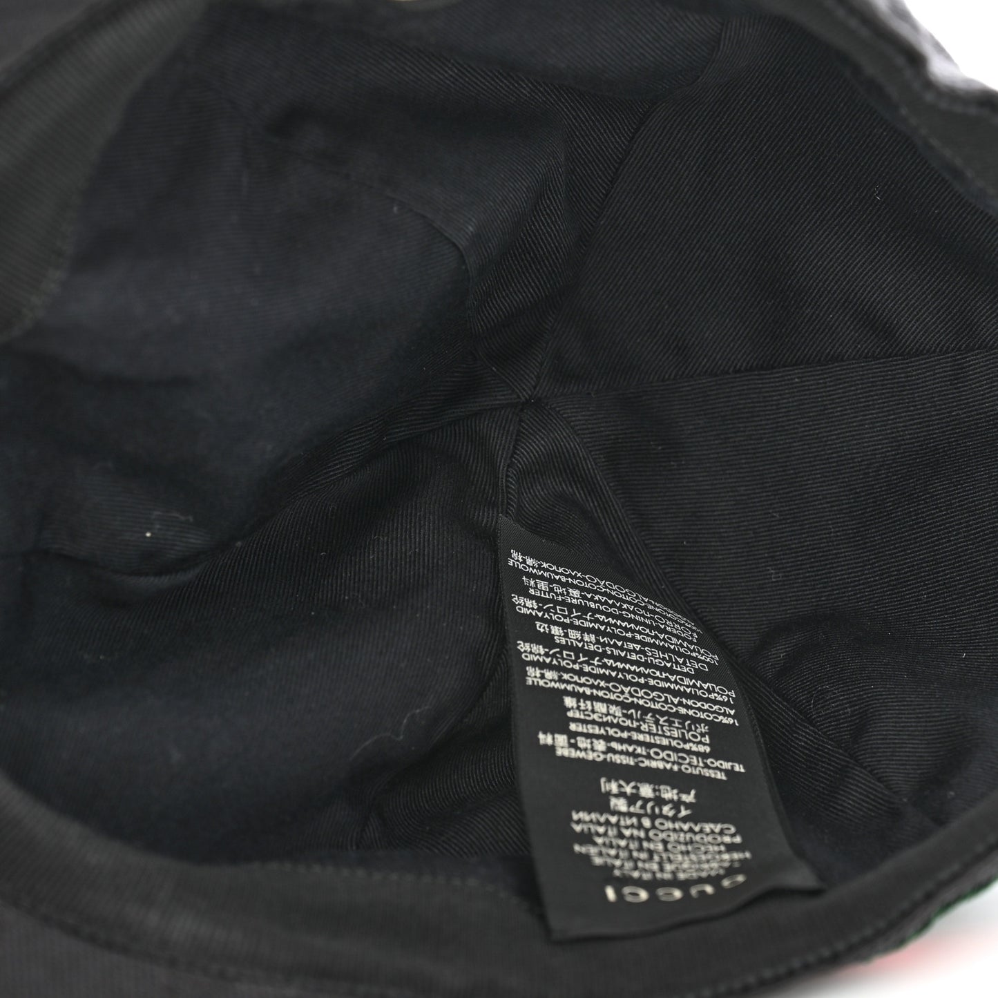 Monogram Web Baseball Hat XL Black