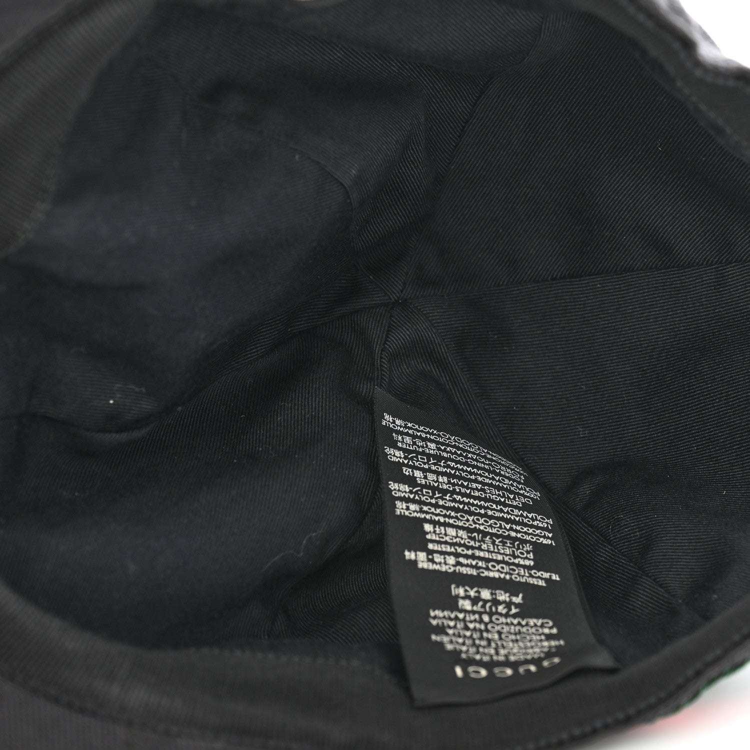 Gucci Monogram Web Baseball Hat XL Black 7 of 11