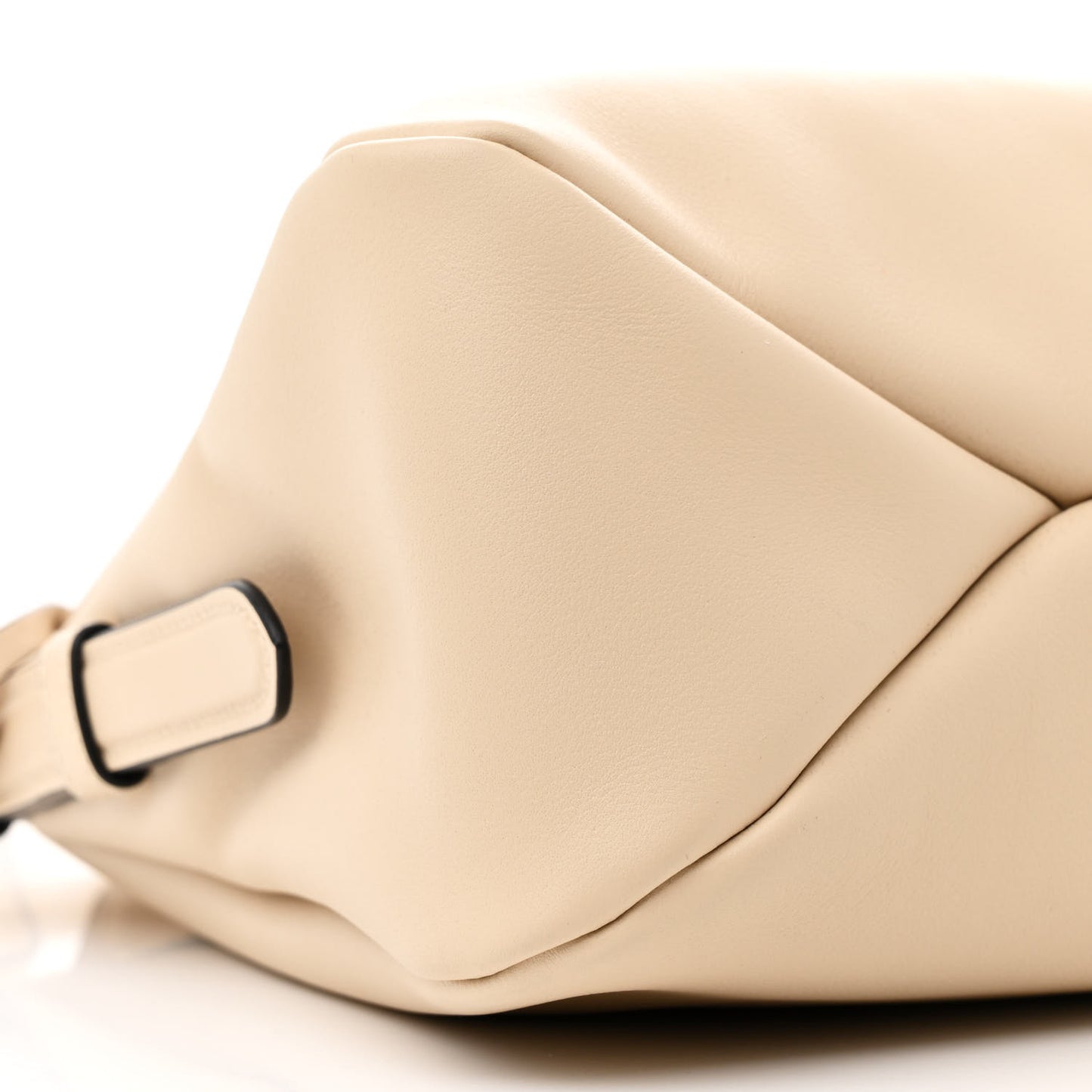 Soft Calfskin Large Aimée Shoulder Bag Travertine