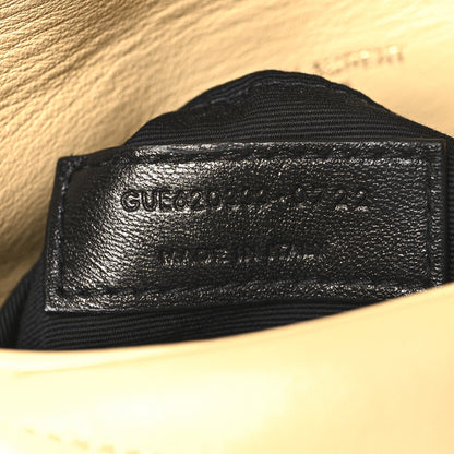 Saint Laurent Lambskin Quilted Toy Loulou Puffer Monogram Chain Satchel Jaune Pale 7 of 13