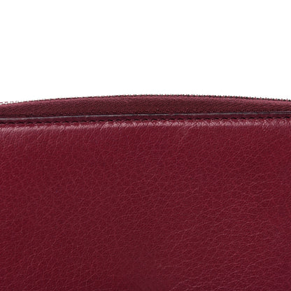 Gucci Pebbled Calfskin Soho Zip Around Wallet Cherry Gloss 12 of 15