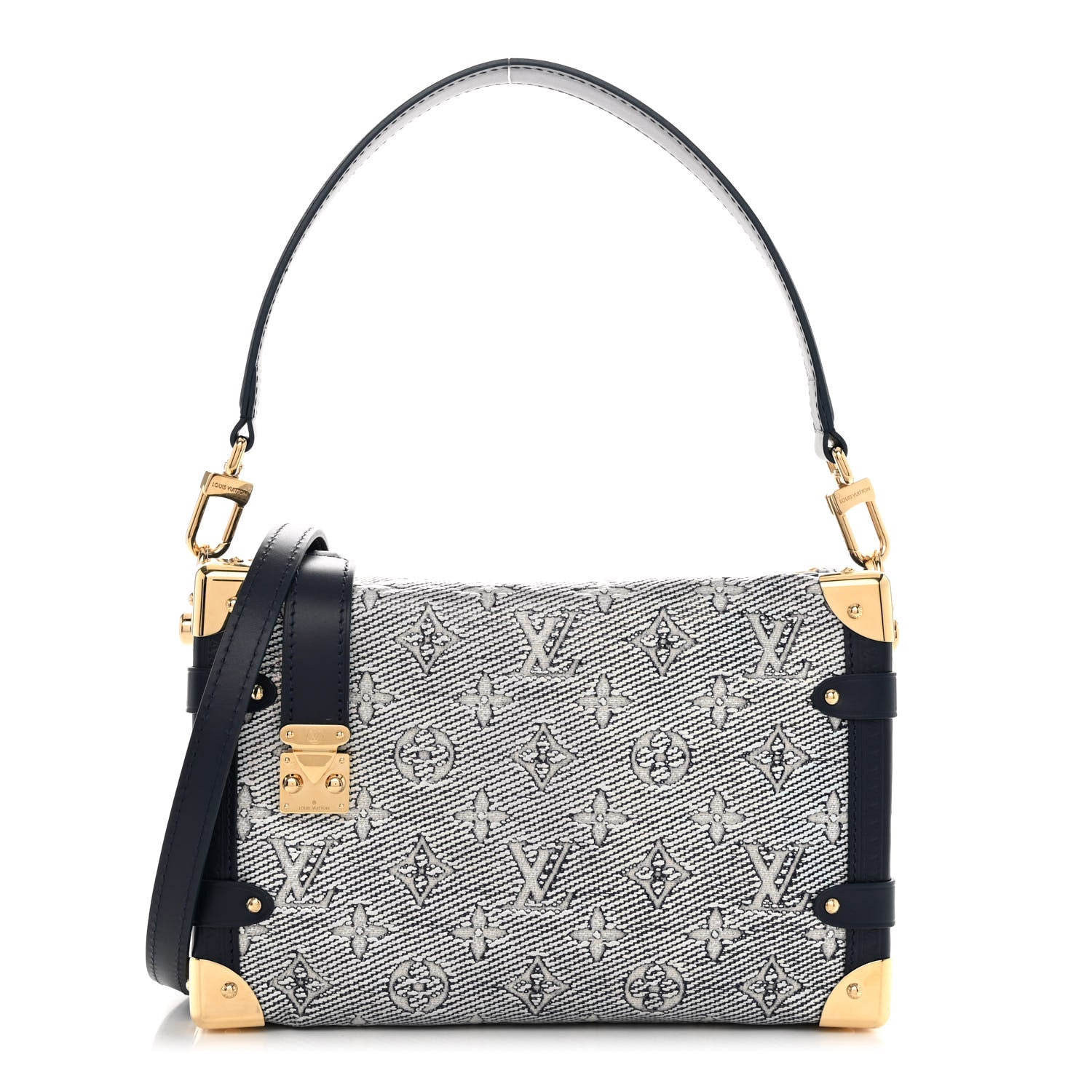 Louis Vuitton Monoglam Side Trunk MM Blue 1 of 8