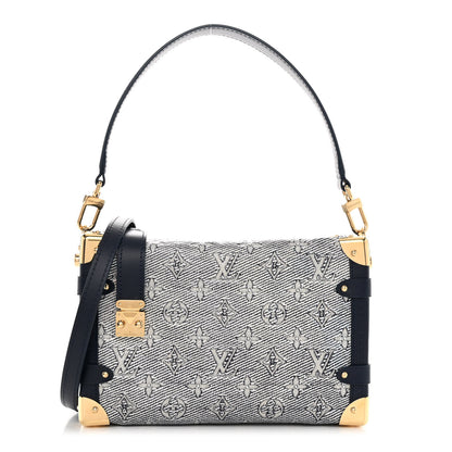 Louis Vuitton Monoglam Side Trunk MM Blue 1 of 8