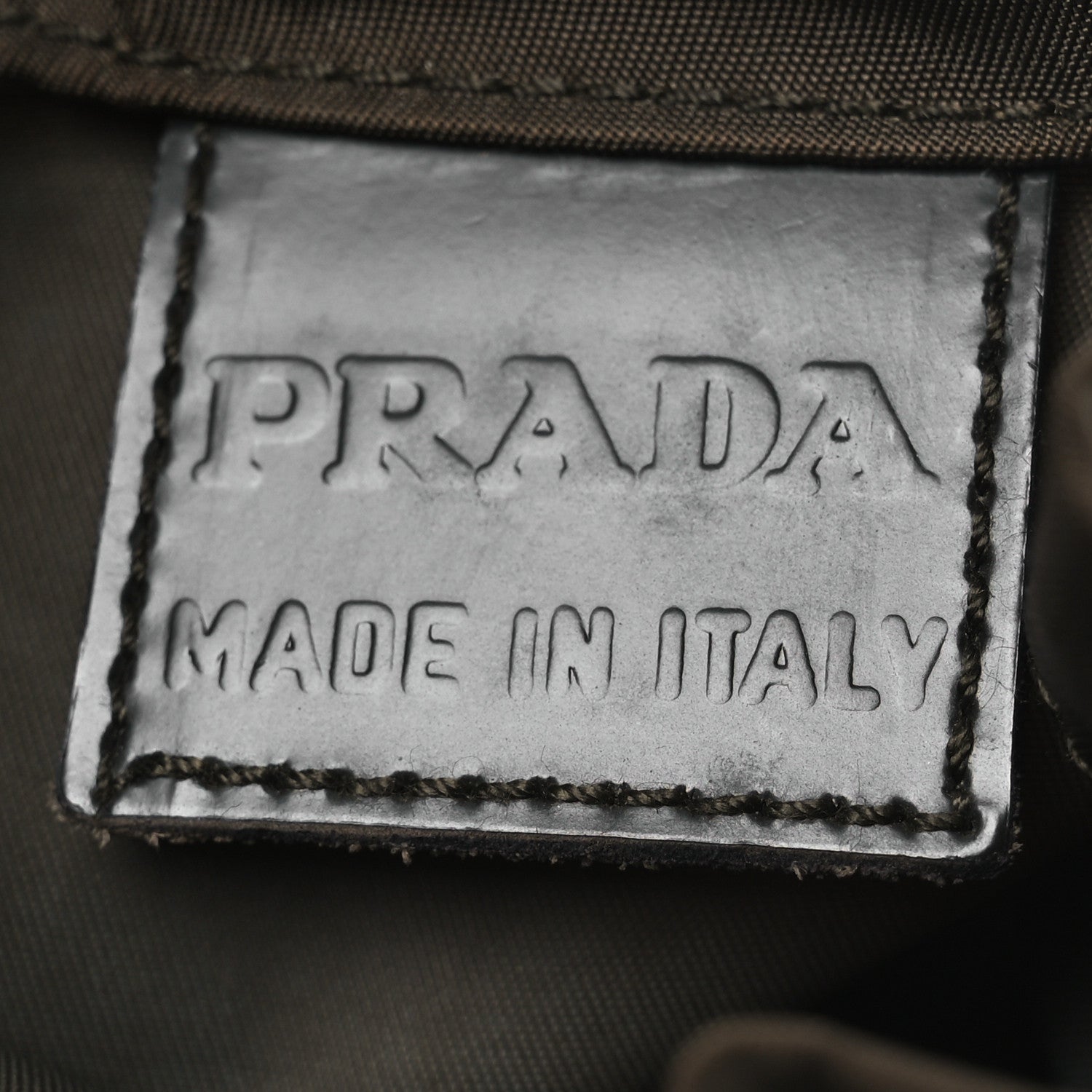 Prada Nylon Vela Drawstring Pouch Corinto 6 of 11