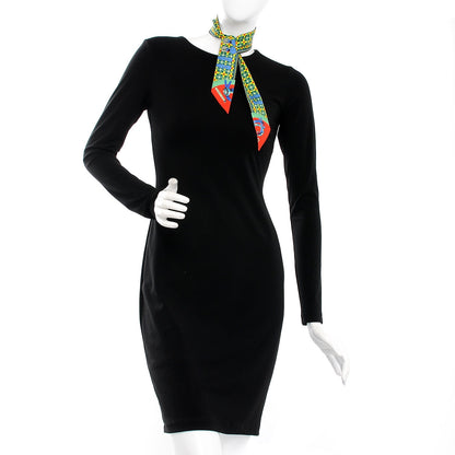 Hermes Silk Voitures Nouvelles Twilly Vert Anis Rouge 2 of 5