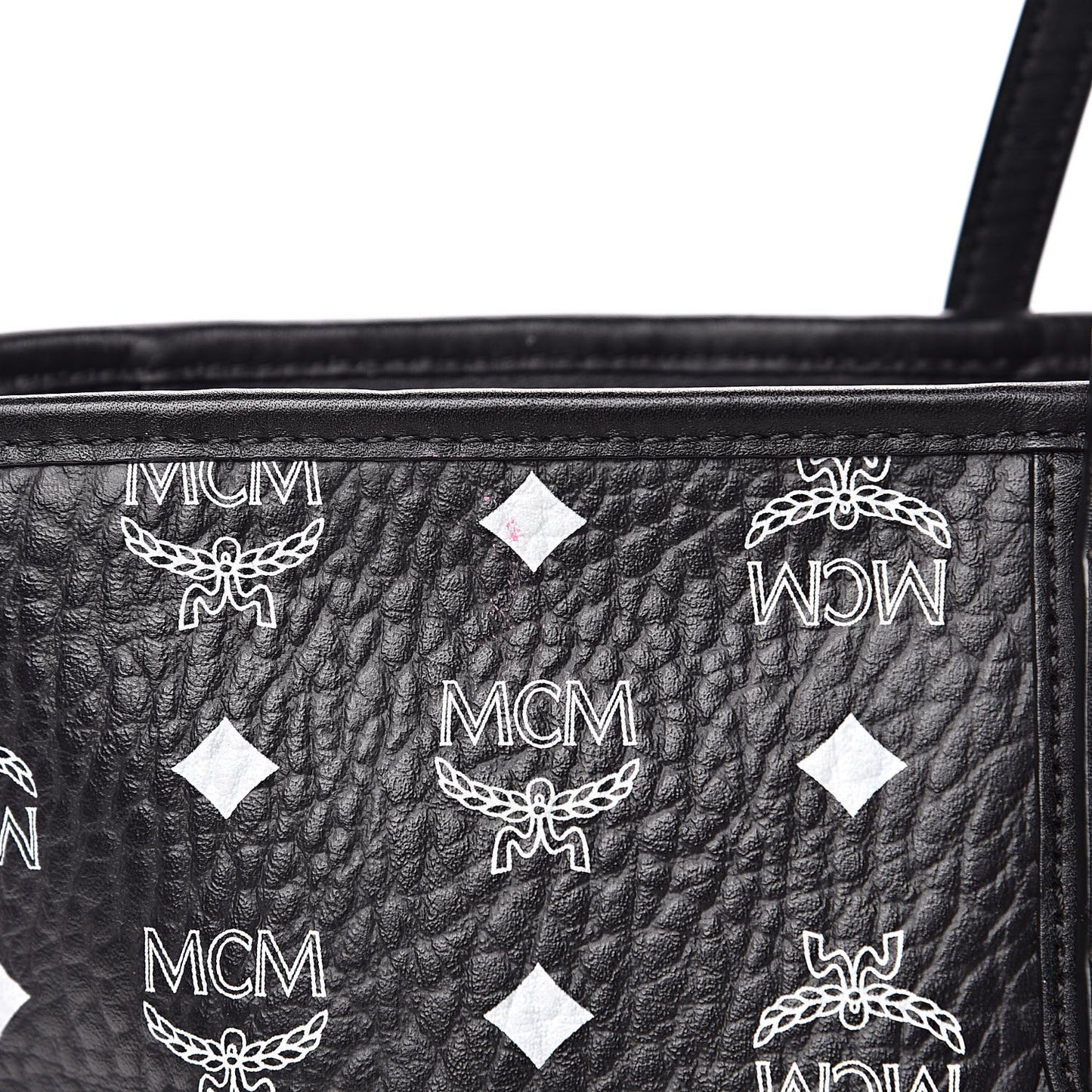 Visetos Medium Anya Zip Top Shopper Tote Black