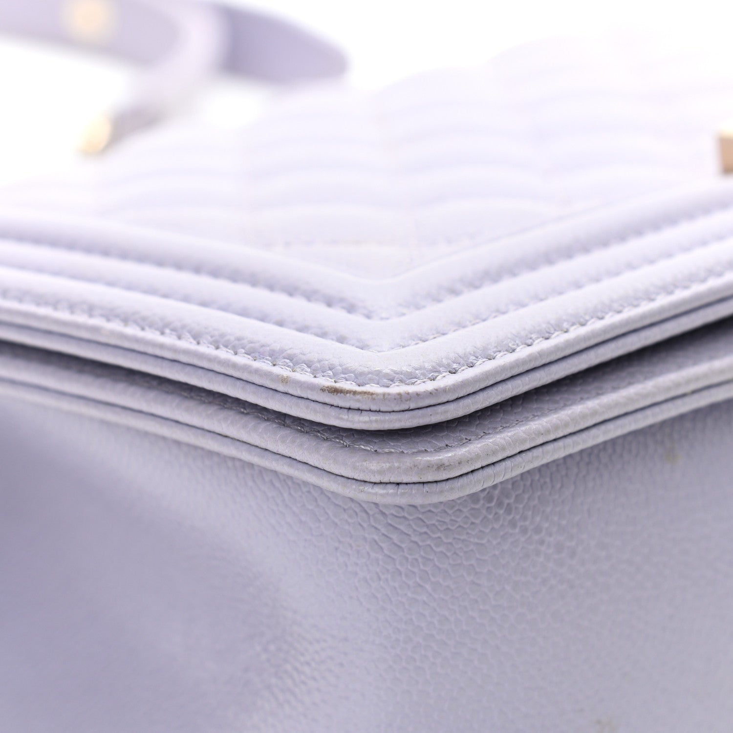 Chanel Caviar Quilted Medium Boy Flap Light Purple 12 of 13