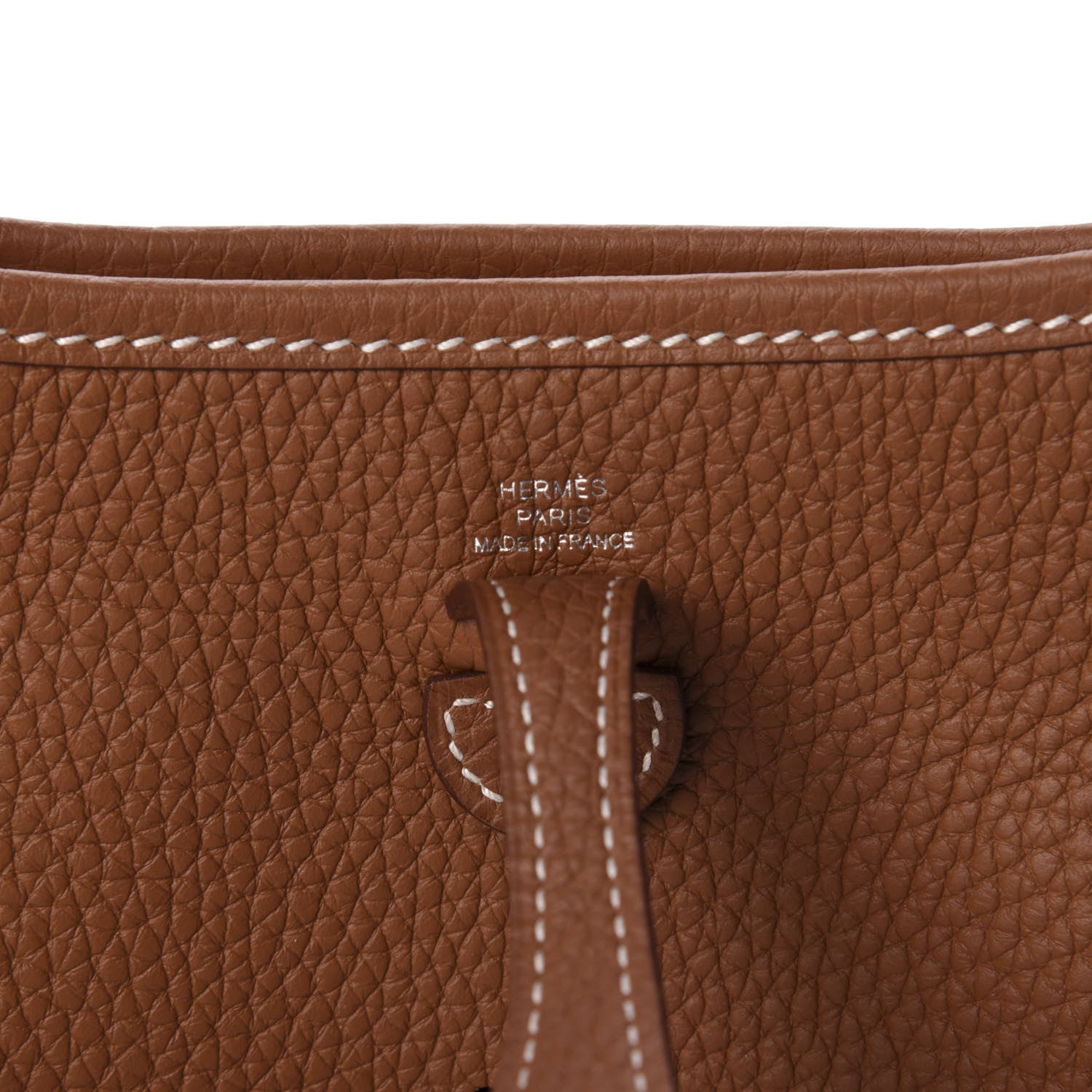 Hermes Taurillon Clemence Evelyne TPM Gold 8 of 10