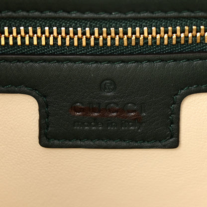 Gucci Snakeskin Web Small Jackie 1961 Hobo Green 6 of 14
