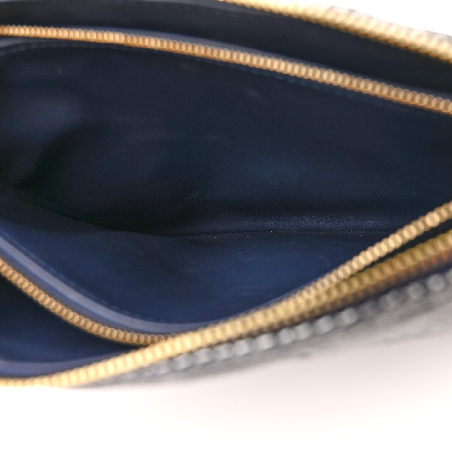 Lambskin Printed Monoglam Coussin PM Blue