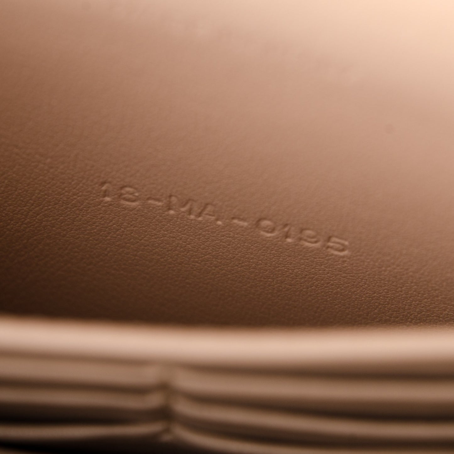 Patent Cannage Miss Dior Promenade Pouch Beige
