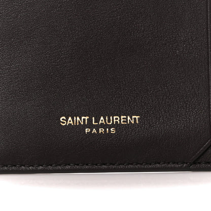 Saint Laurent Tweed Quilted Loulou Puffer Monogram Pouch Clutch Beige Umber Multicolor 12 of 15