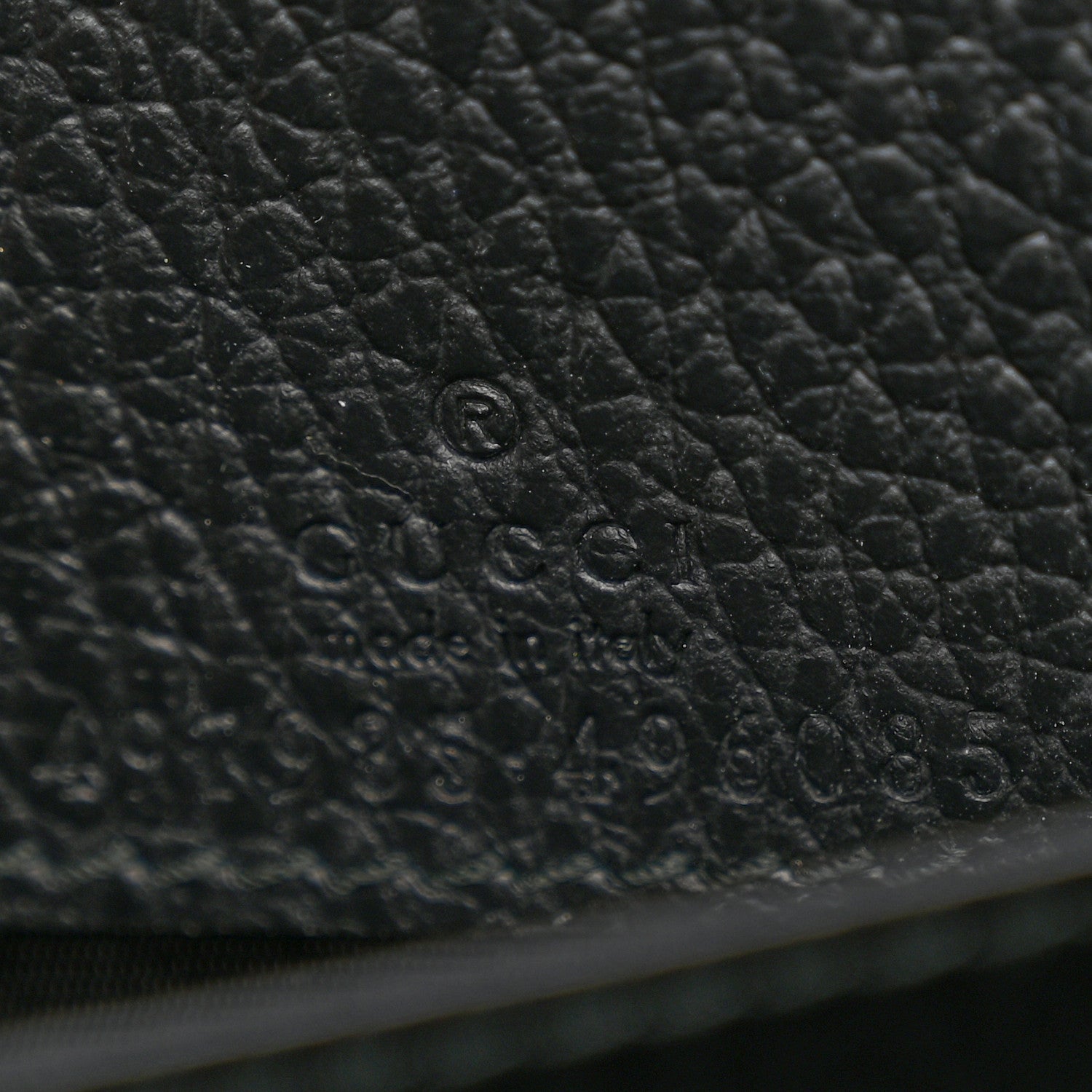 Gucci Calfskin Mini GG Marmont Chain Wallet Black 6 of 10