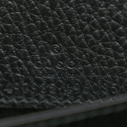 Gucci Calfskin Mini GG Marmont Chain Wallet Black 6 of 10