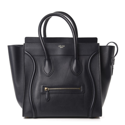 Celine Smooth Calfskin Mini Luggage Navy Blue 1 of 11