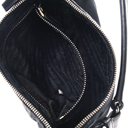 Prada Tessuto Nylon Shoulder Bag Black 4 of 8