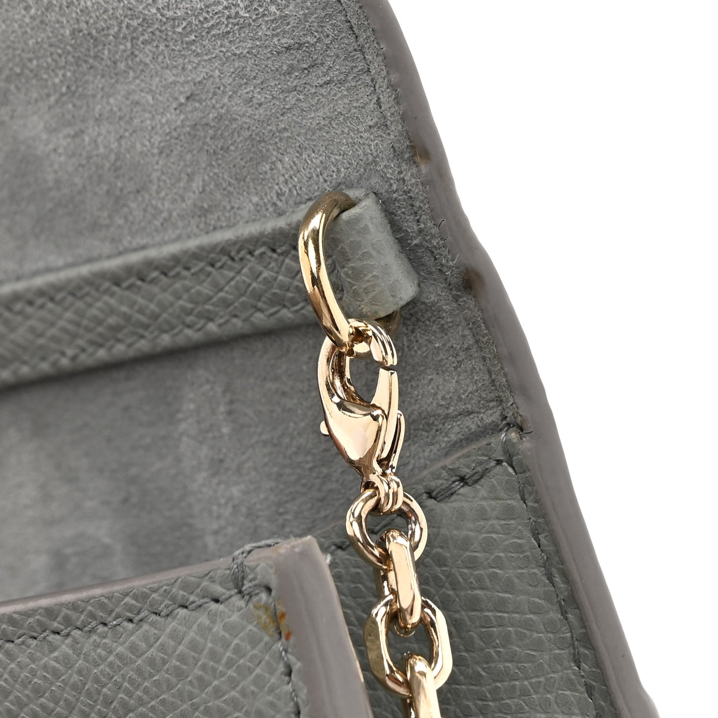 Calfskin 30 Montaigne 2 in 1 Pouch Grey