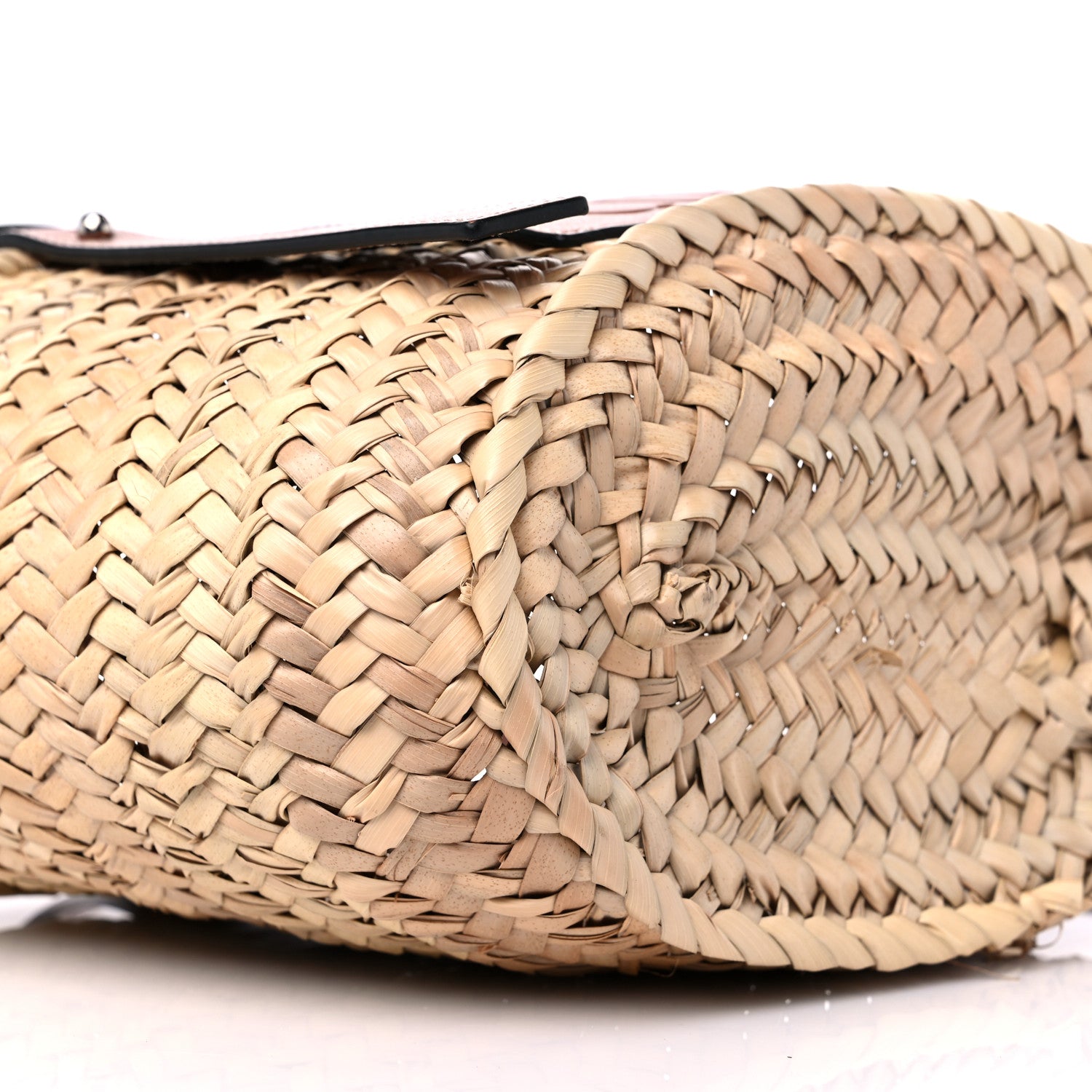 Loewe Raffia Small Basket Tote Bag Natural Tan 9 of 11
