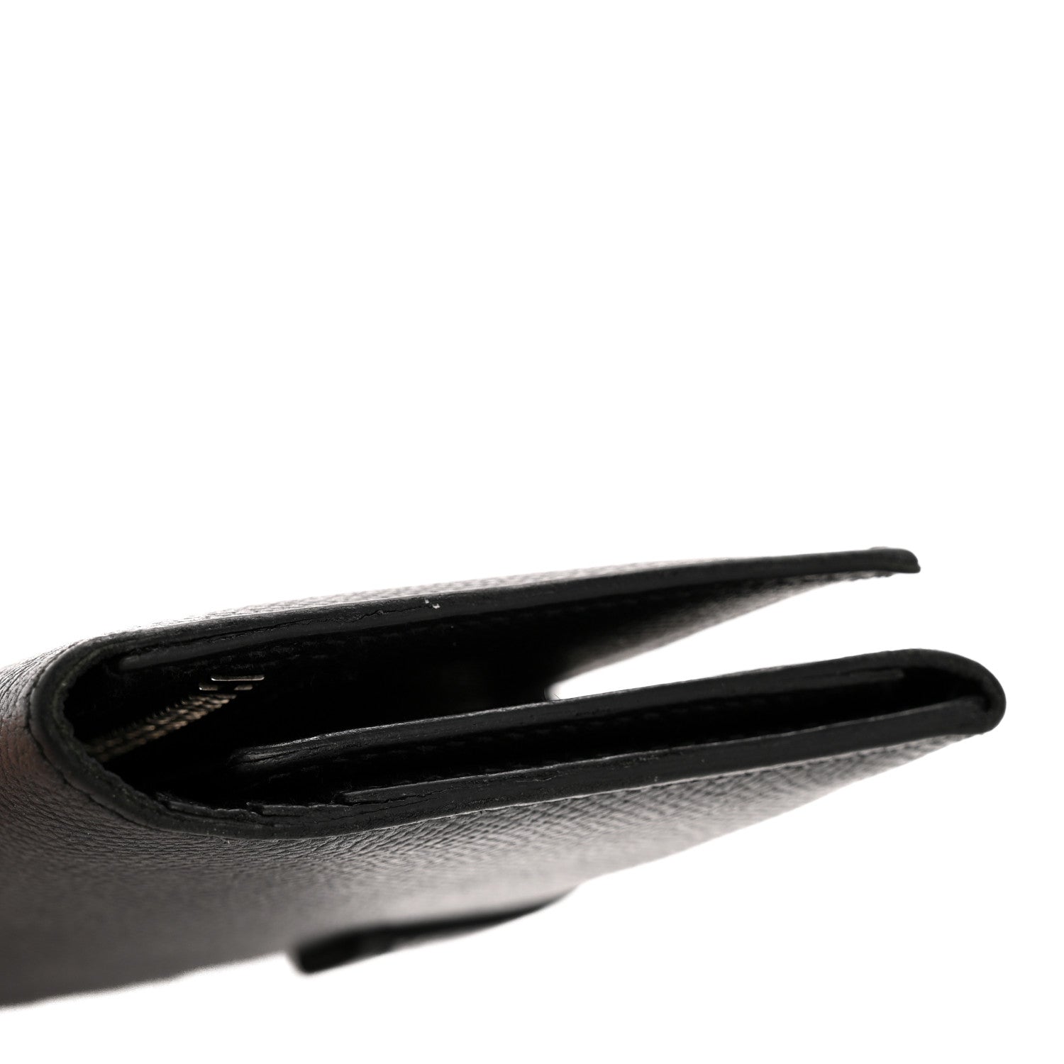 Hermes Epsom Tri-Fold Bearn Gusset Wallet Black 7 of 8