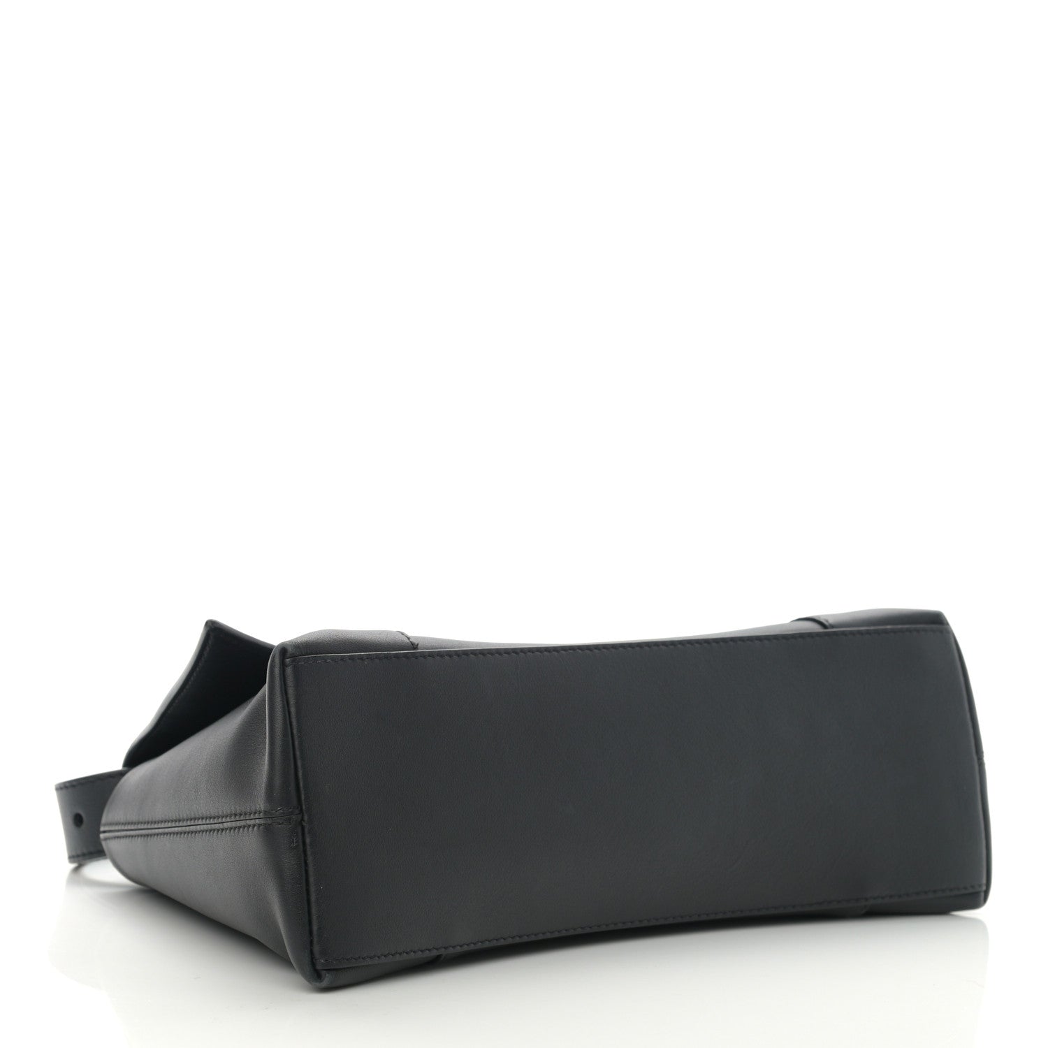 Balenciaga Semi Shiny Smooth Calfskin Monochrome Small Downtown Shoulder Bag Black 4 of 14