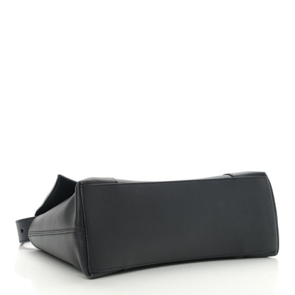 Balenciaga Semi Shiny Smooth Calfskin Monochrome Small Downtown Shoulder Bag Black 4 of 14