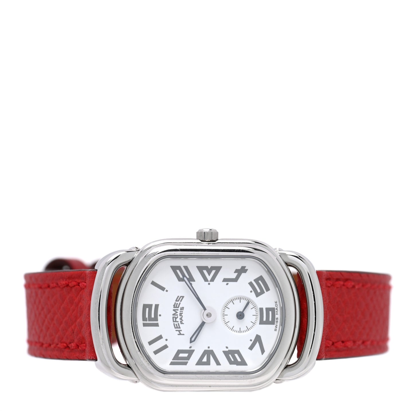 Stainless Steel Epsom 20mm Rallye Quartz Watch Rouge