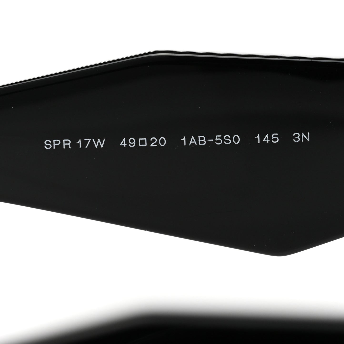 Acetate Symbole Sunglasses SPR 17W Black