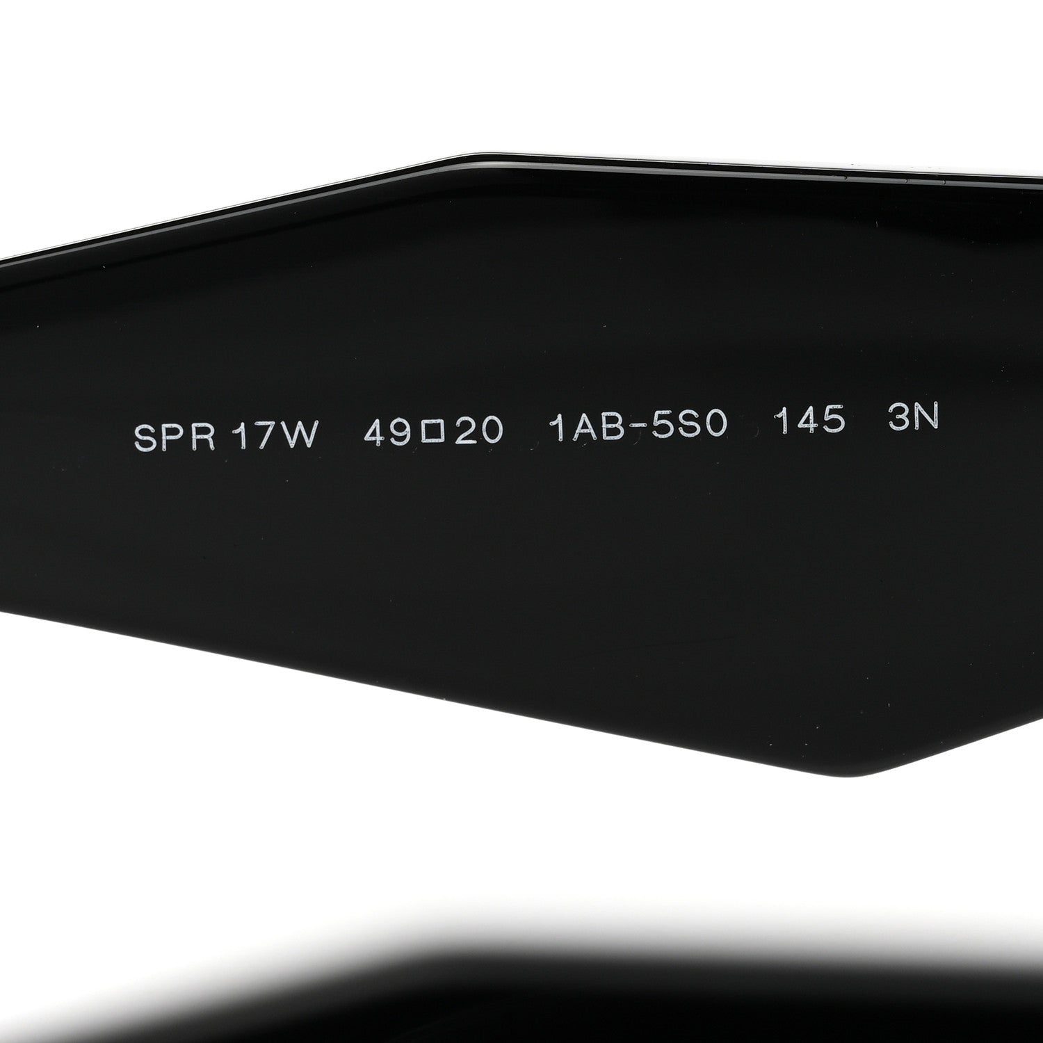 Prada Acetate Symbole Sunglasses SPR 17W Black 5 of 8