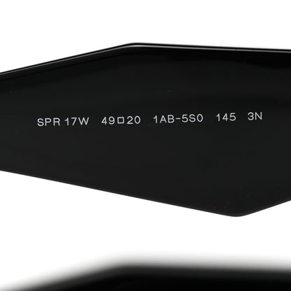 Prada Acetate Symbole Sunglasses SPR 17W Black 5 of 8