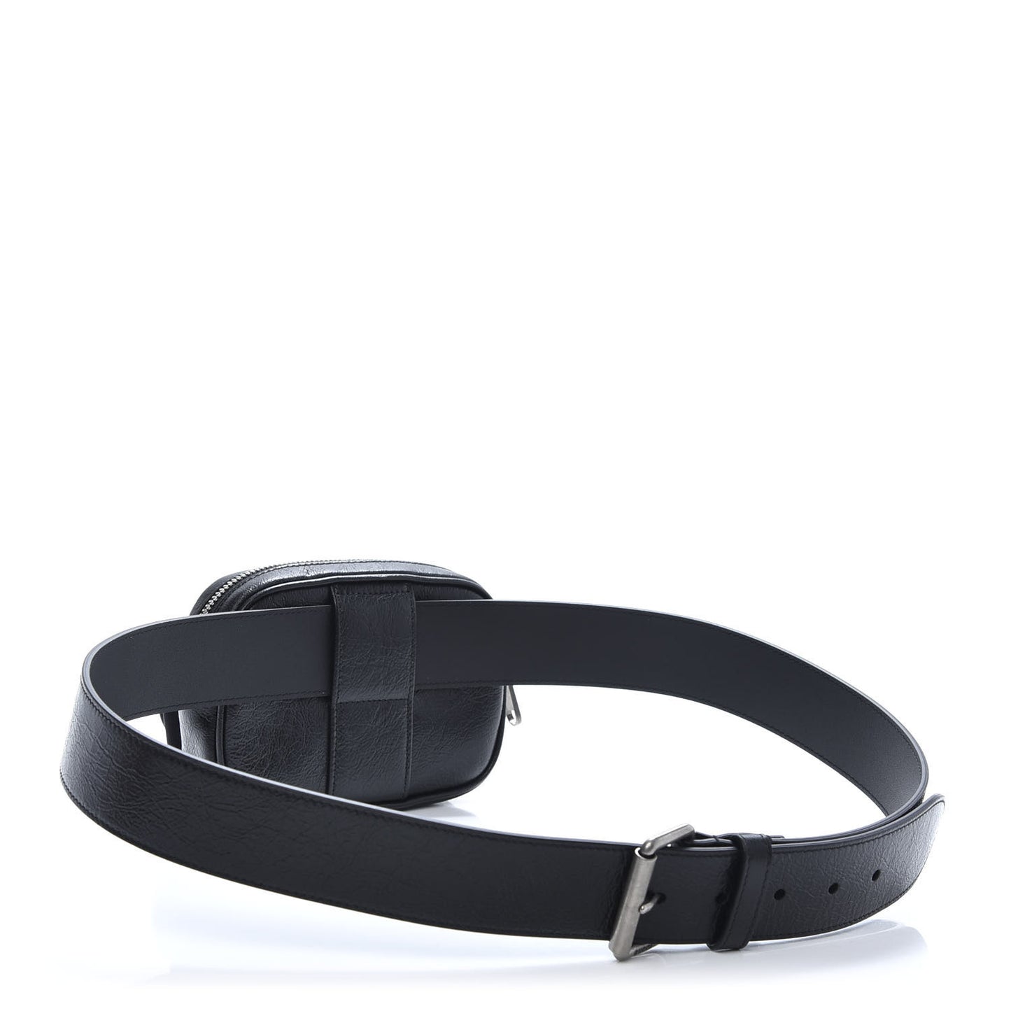 Fluffy Calfskin Mini Morpheus Belt Bag 70 28 Black