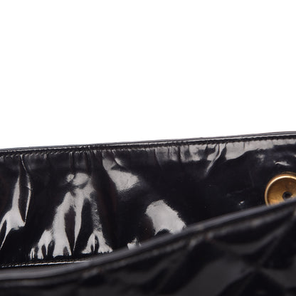 Chanel Patent Quilted Shopping Tote Black 9 of 15