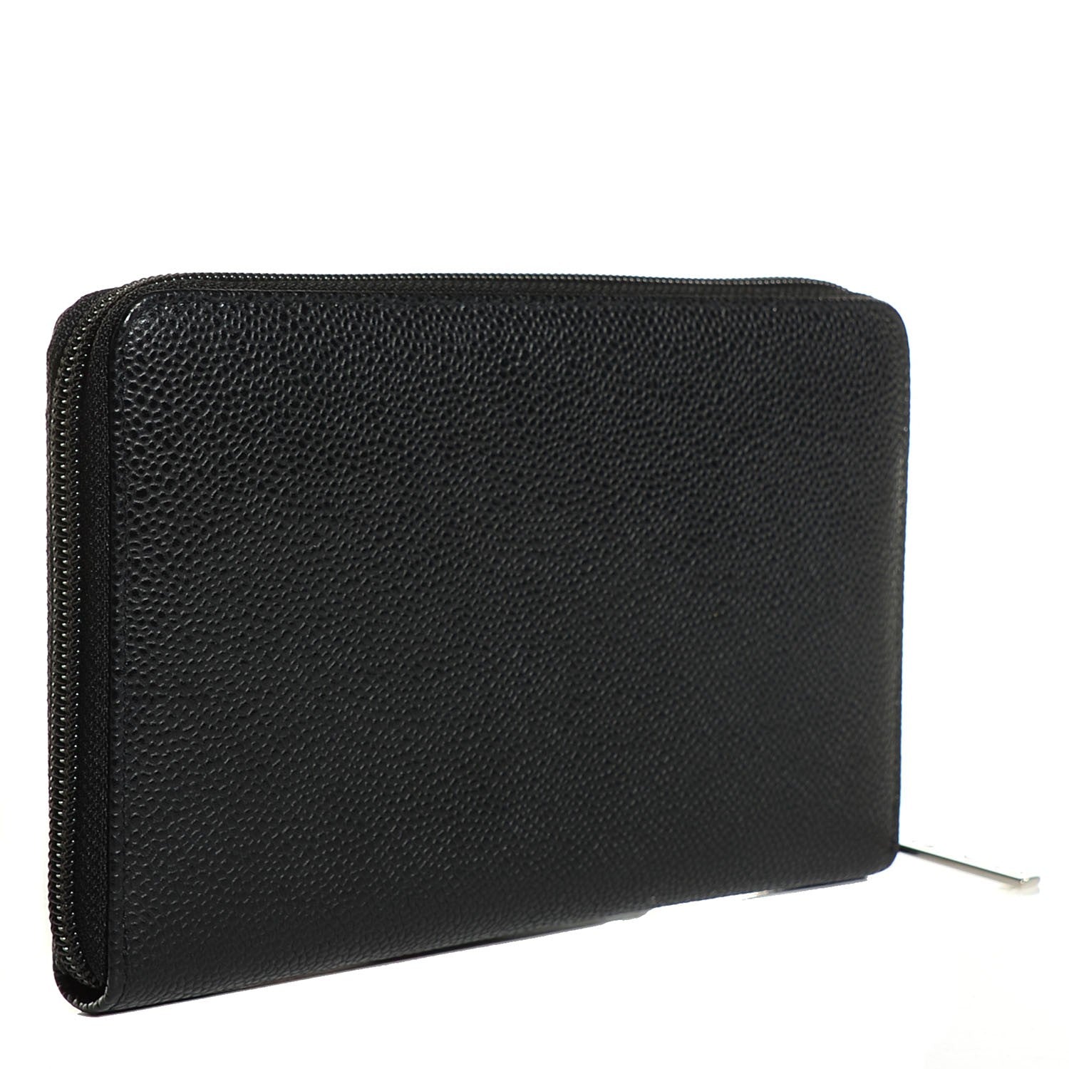 Chanel Caviar Large Timeless CC Zip Around Wallet Black 3 of 8