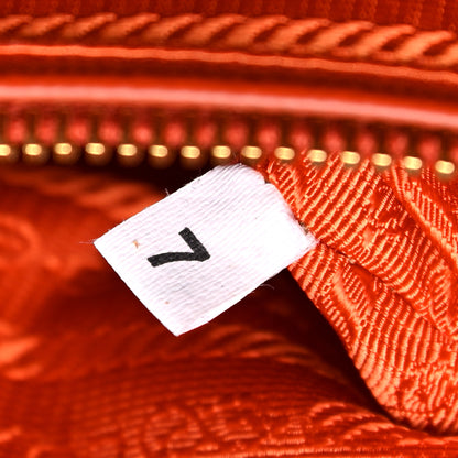 Prada Saffiano Vernice Parabole Tote Arancio 7 of 20