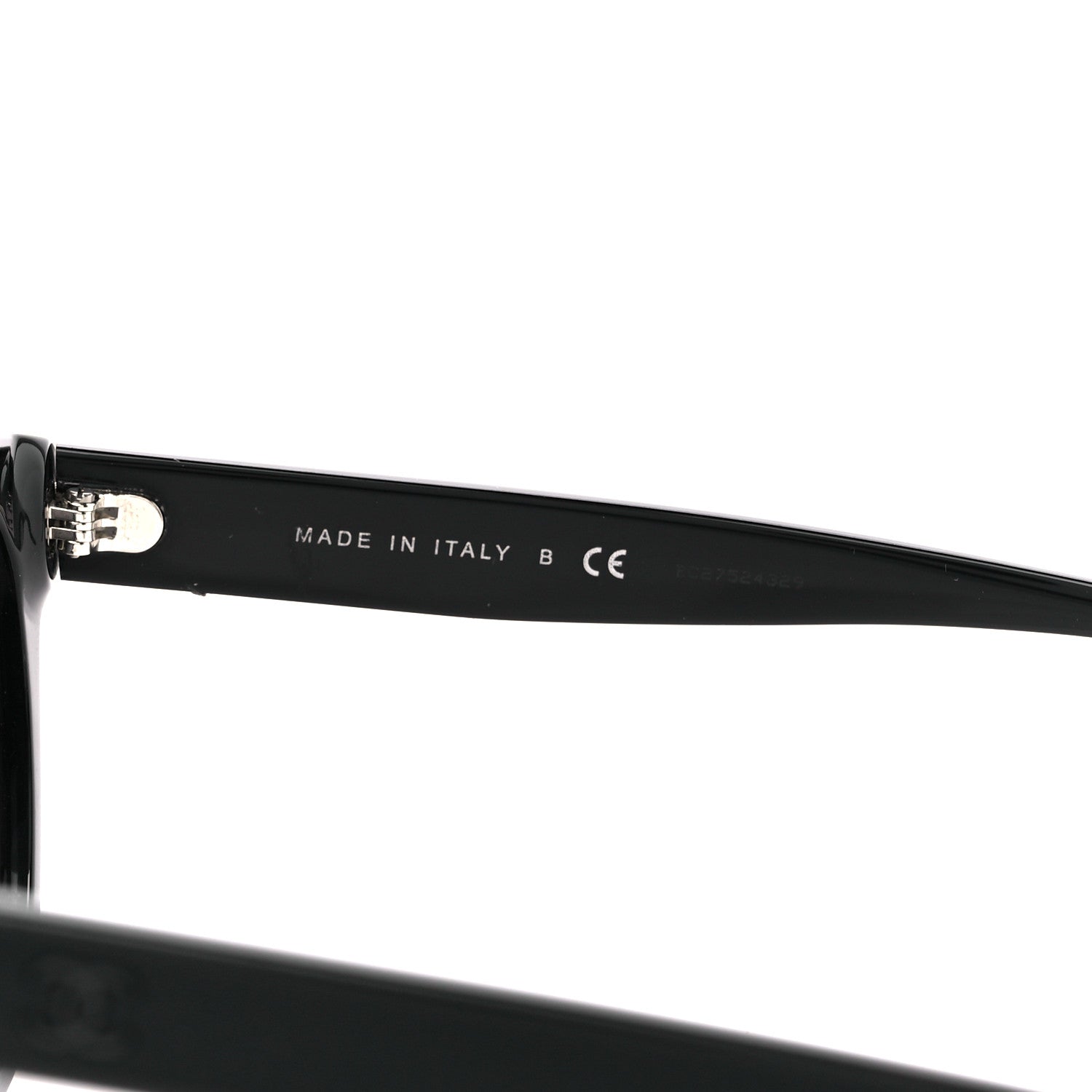 Chanel Acetate CC Butterfly Sunglasses 5414-A Black 6 of 9